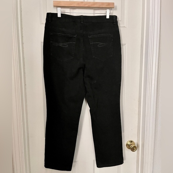 Style & Co Ankle Black Tummy Slimming Jeans - Picture 5 of 8